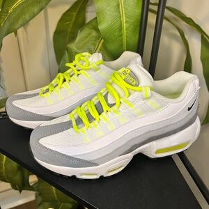 Nike Air Max 95 - White, Grey, and Neon